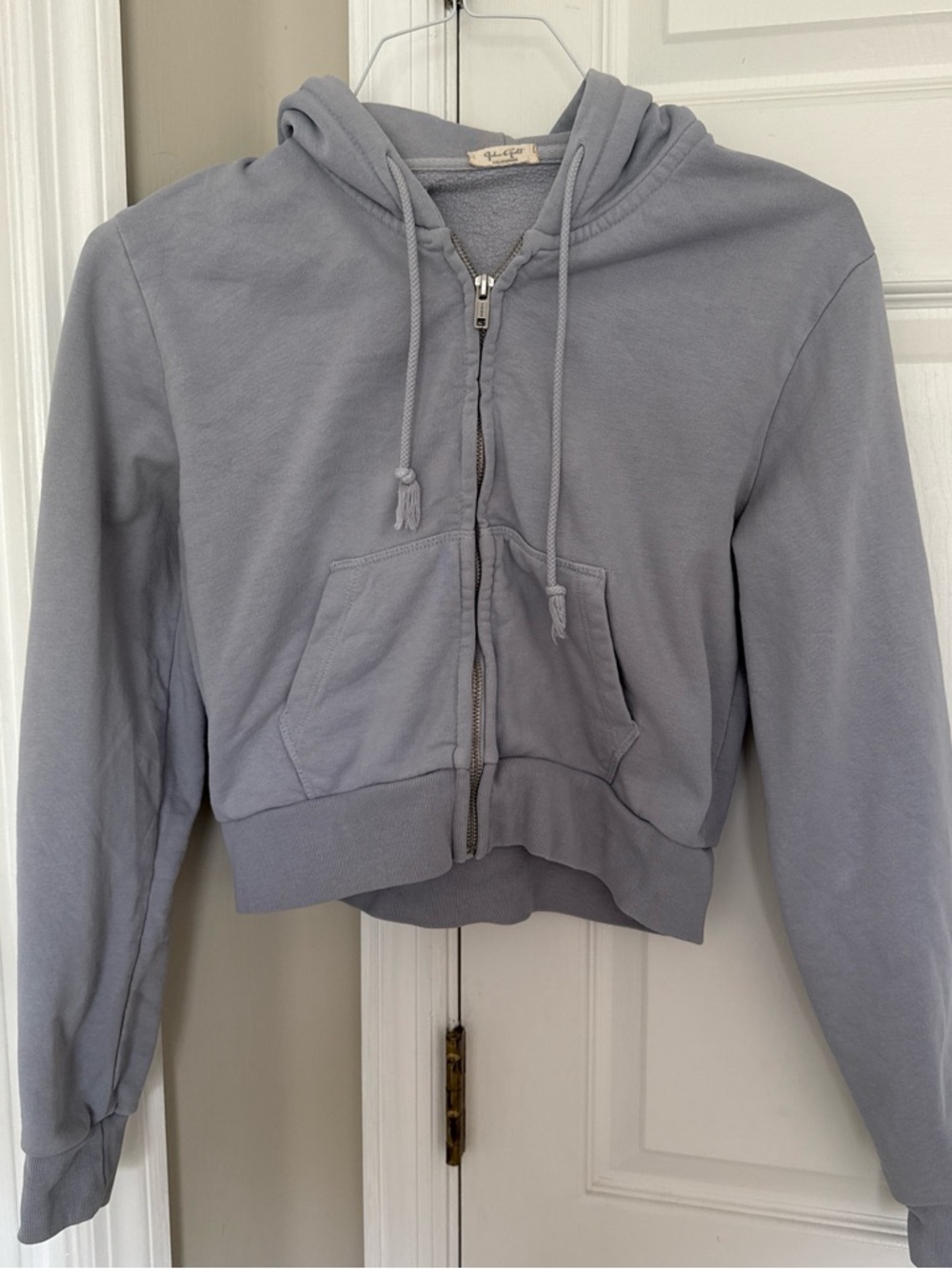 Brandy Melville | John Galt cropped zip up hoodie